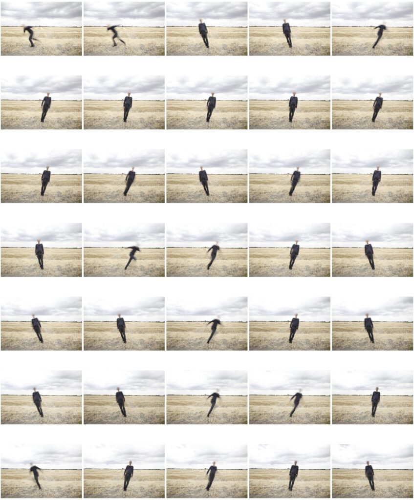 You can't fall twice in the same village - Bas Jan Ader, Westkapelle, Epic Fall: Second to 37th Trial (Giclée-Prints, Edition von 3+1)